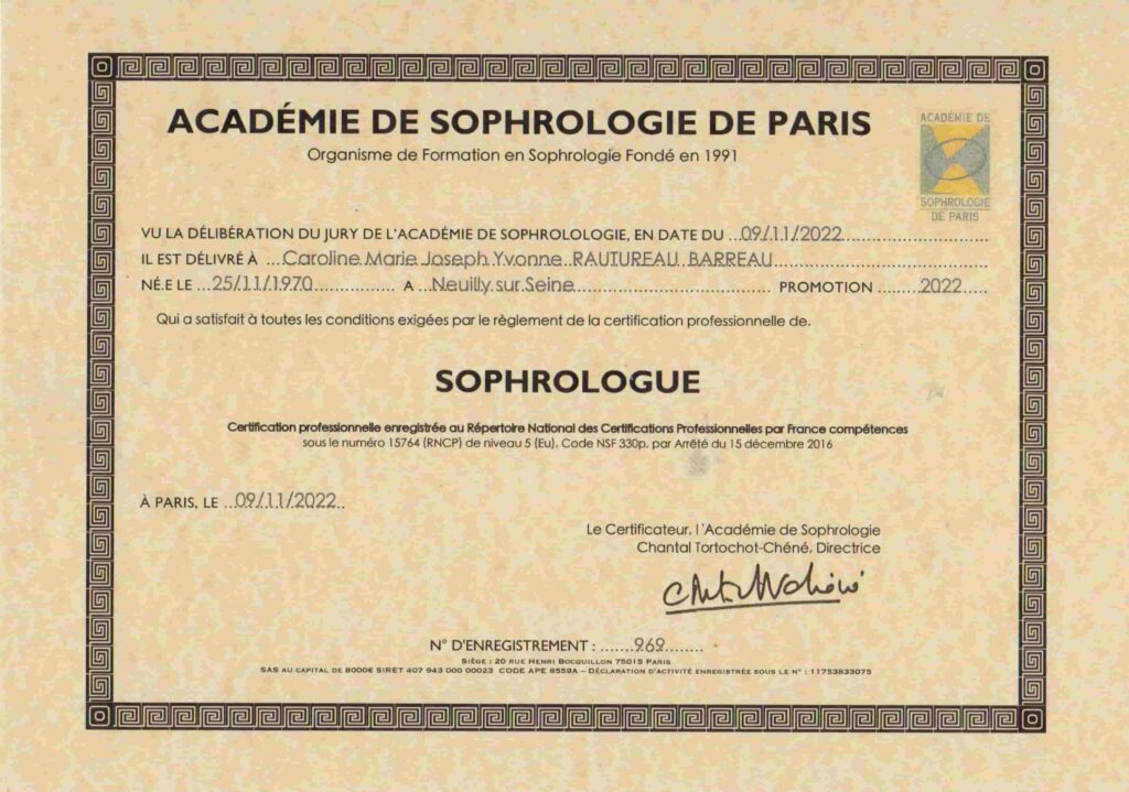 diplome sophrologue page 001 diplome sophrologue page 001